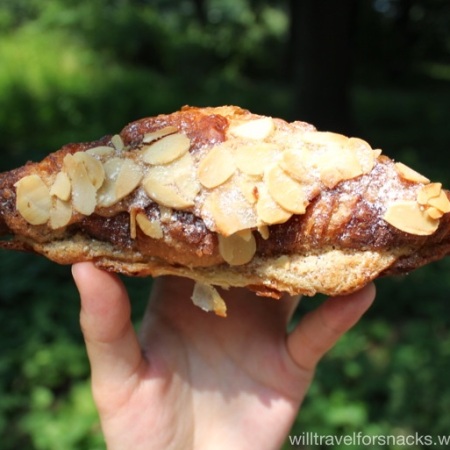 Gourmandises de France's vegan dairy-free almond croissant
